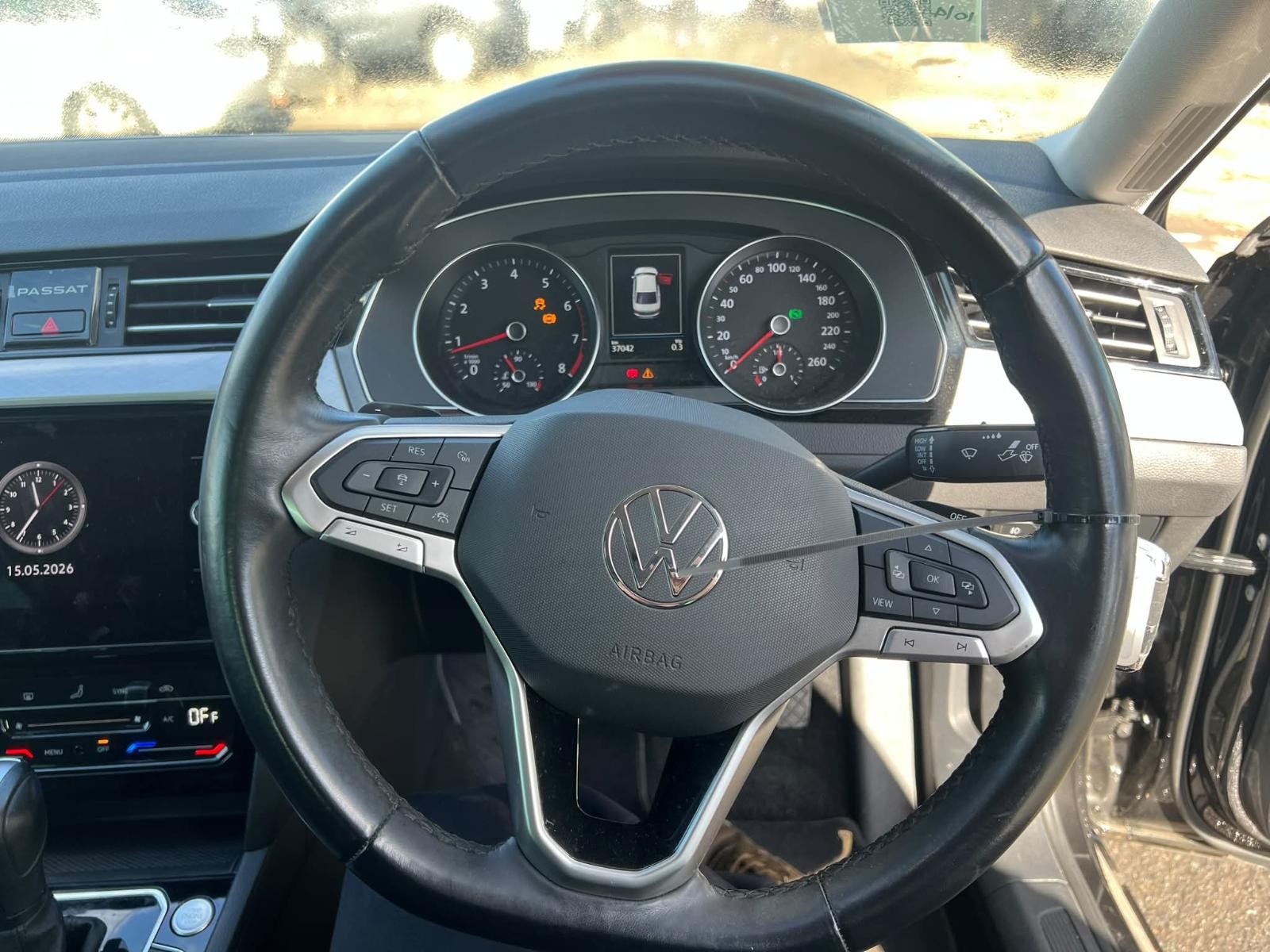 VOLKSWAGEN PASSAT 11/2019-05/2023 STEERING WHEEL LEATHER STANDARD TYPE B8/MK7