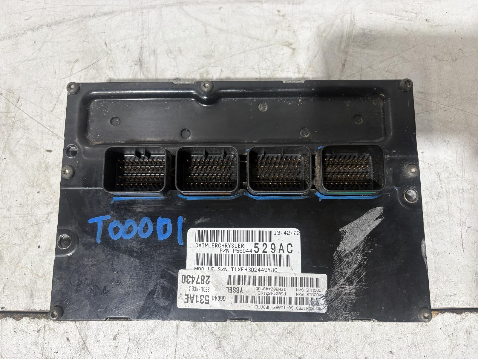 Jeep Wrangler Engine ECU TJ 01/2003-02/2007
