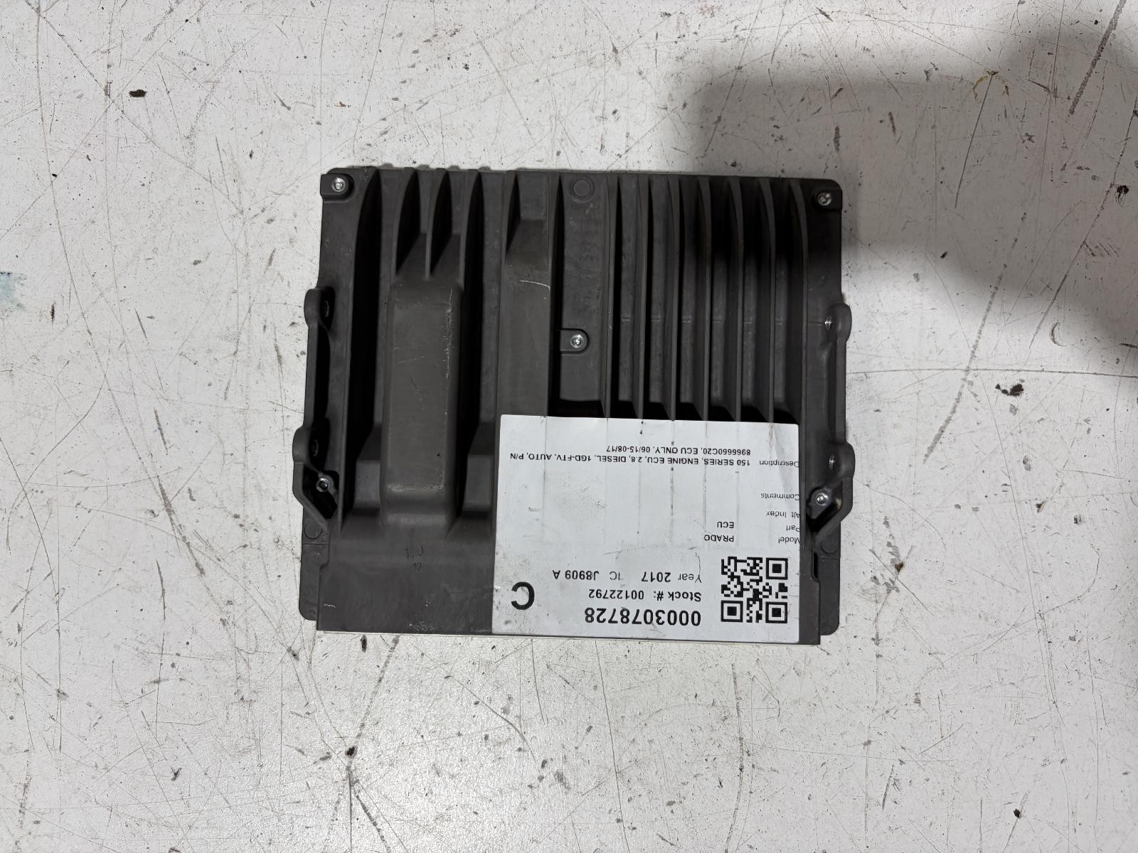 Toyota Prado Engine ECU GDJ150 06/2015-08/2017