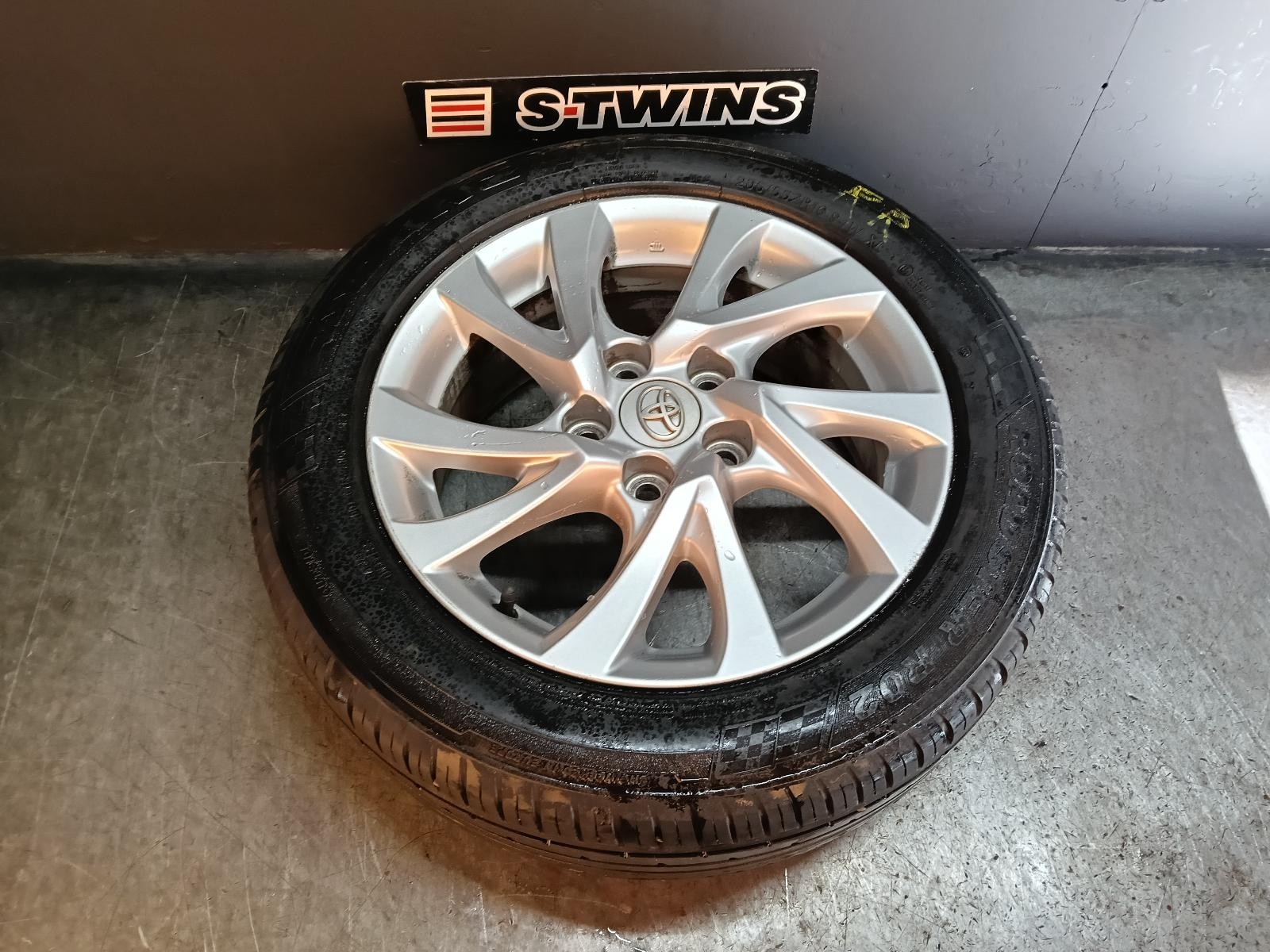 TOYOTA COROLLA WHEEL ALLOY FACTORY, 16X6.5IN, ZRE182R/ZWE186R, HATCH, 03/15-06/1