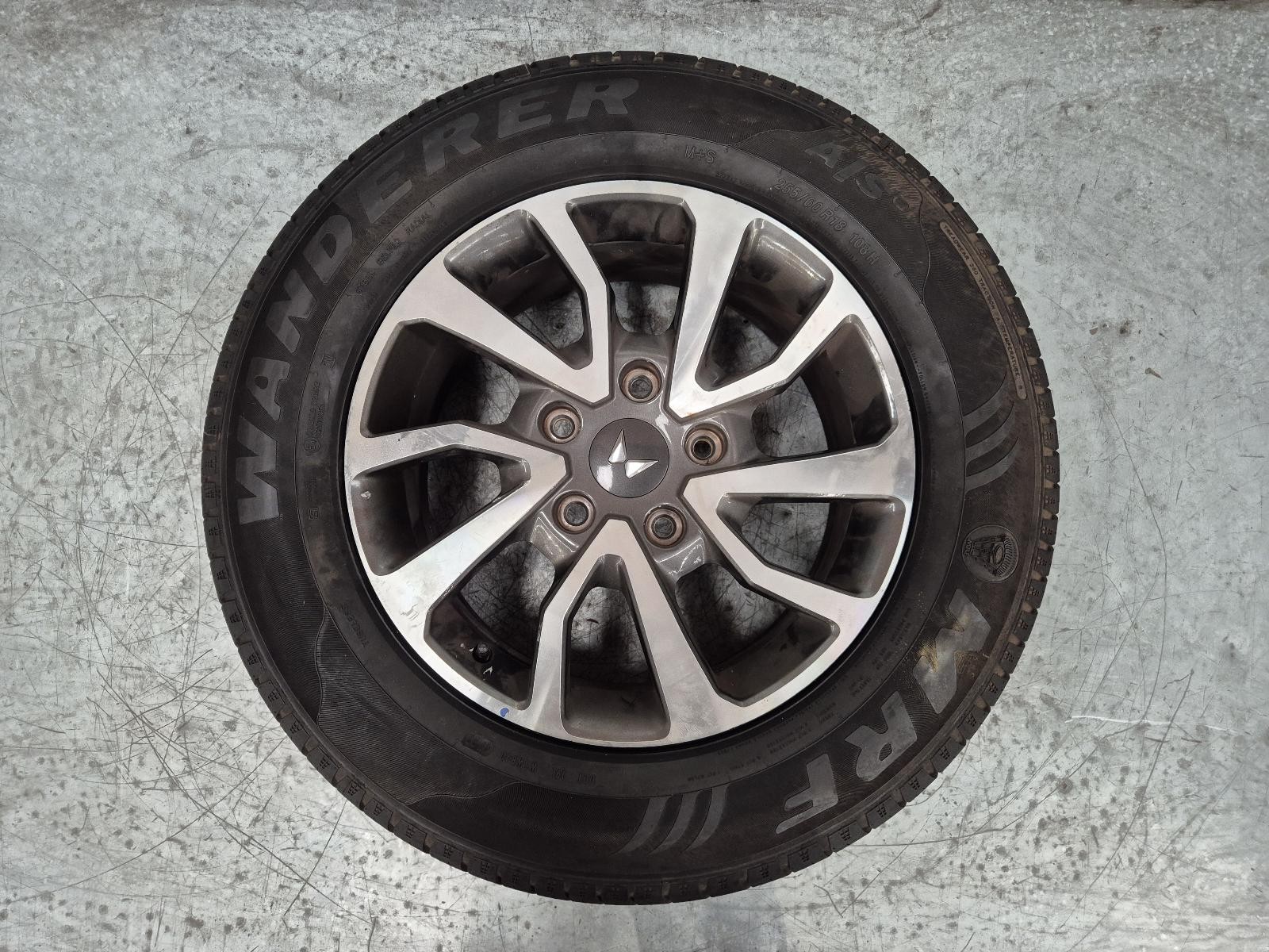 MAHINDRA SCORPIO MAG WHEEL FACTORY 18X7.0IN LEFT FRONT Z101 06/2022-2025 0736