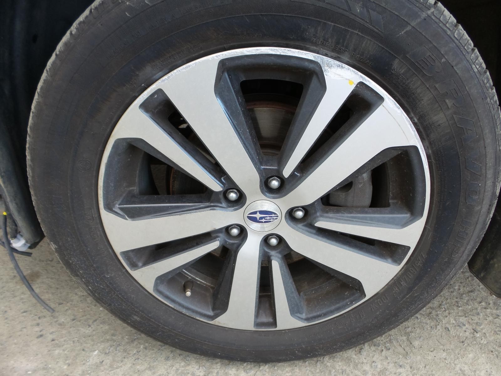 SUBARU OUTBACK WHEEL ALLOY FACTORY, 18X7IN, 6TH GEN, 12/17-12/20 17 18 19 20