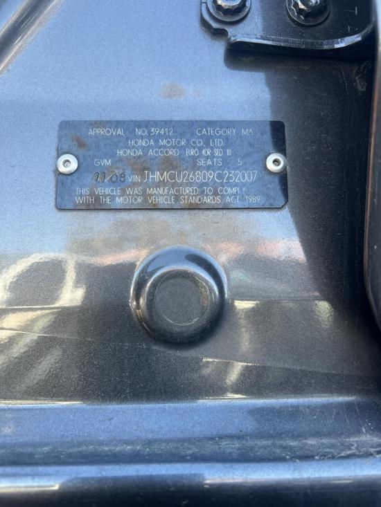2009 Honda Accord — Auto Petrol