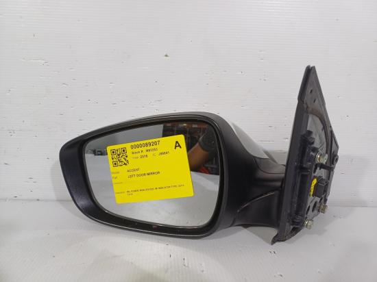 2016 Hyundai Accent — Right Door Mirror
