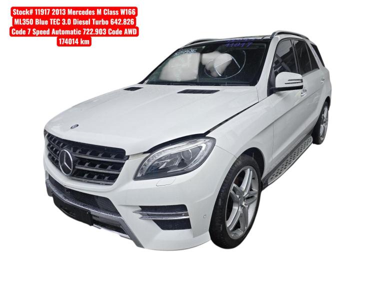 2013 Mercedes Benz M Class — W166 ML350 BLUETEC Auto Diesel