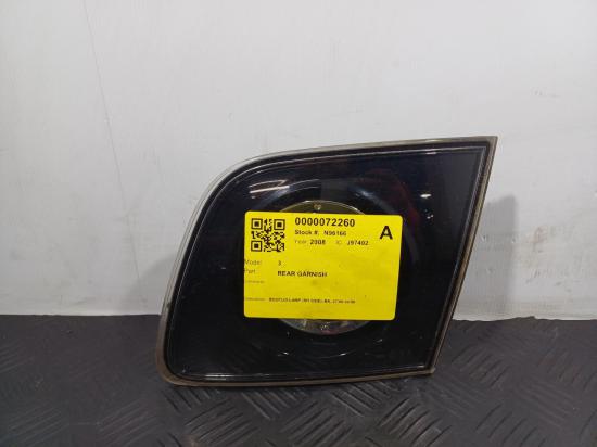 2008 Mazda 3 — BOOTLID LAMP RH SIDE