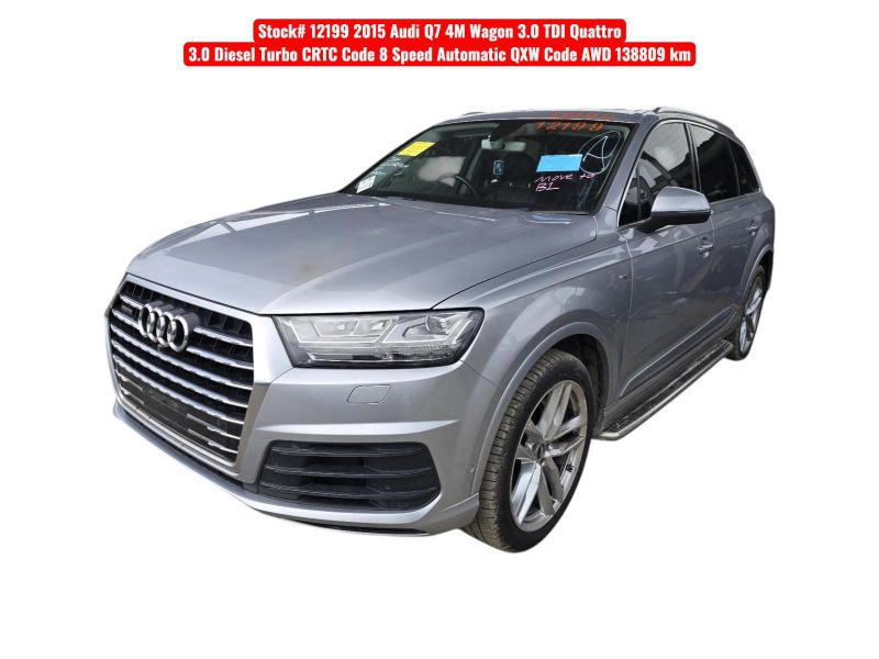 2015 Audi Q7 — 4M 3.0 TDI QUATTRO Auto Diesel